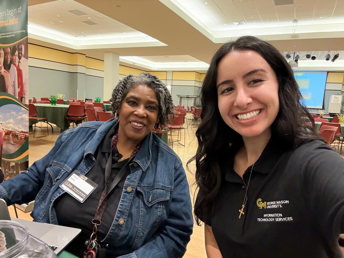 ITS IN ACTION⚠️🌟
This year’s Faculty-Staff Enrichment Day was a great success with a strong showing from our ITS team!
Dr. Amarda Shehu kicked off the day with an inspiring keynote on responsible AI adoption and how it’s positioning George Mason to lead the way.
Attendees also got a closer look at PatriotAI and CoPilot, George Mason’s initiatives driving innovative, campus-wide AI integration. Dr. Charmaine Madison took part in this session alongside professors and students, who shared live demos and real examples of how these tools are transforming learning, research, and operations across the university.💡
#masonnation #alltogetherdifferent